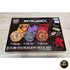 TAKARATOMY MALL EVANGELION STORE Limited BEYBLADE X CX-00 Evangelion Deck Set