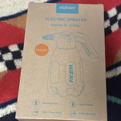 HiFAY Handheld Electric Sprayer ES2-Pro 2L Battery Powered Blue w/ Lance
