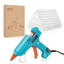 JONHFAD Hot Glue Gun 50W Mini Hot Stick Glue Gun Kit with 60pcs Glue Sticks 7mm 0.21 per stick