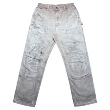 Vintage Carhartt B01 BRN Double Knee Brown Carpenter USA Painter Pants 32 x 30.5