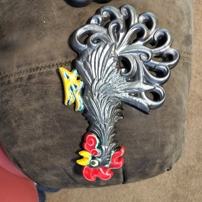 B+B Mold Plaster Roosters. Hand Painted And In Great Condition.