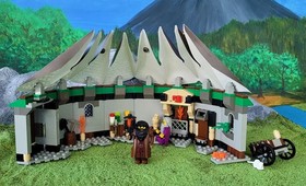 Lego 4707, Hagrid&rsquo;s Hut, Harry Potter, 100% Complete w/Minifigs, Box & Manual