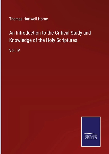 Thomas Hartwell Horne | An Introduction To The Critical Study And Knowledge...-image