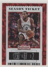 2019-20 Panini Contenders Draft Picks Cracked Ice Ticket 12/23 Kawhi Leonard 7y2