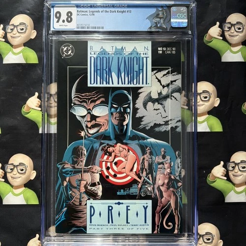 Batman Legends Dark Knight #13~CGC 9.8~Custom 🏷️~🔥HIGHEST GRADE🔥TOP POP🔥
