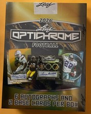 2026 LEAF OPTICHROME FOOTBALL FACTORY SEALED HOBBY BOX