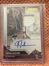 2017-18 Panini Vanguard - Prime Prospects Signatures Justin Jackson /99 (AU, RC)