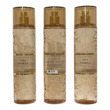 Bath Body Works VIVA VANILLA Fine Fragrance Mist 8 oz 3-PACK