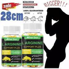 Nitric Oxide Booster L-Arginine, L-Citrulline 3000mg 120 Caps HIGHEST POTENCY