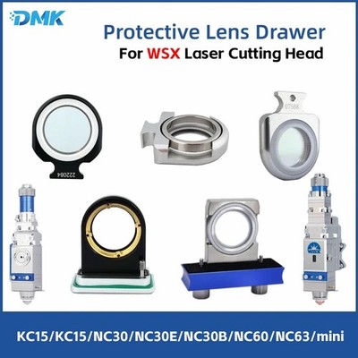 WSX Laser Cutting Head Parts KC15 Protective Lens Seat NC60 Upper/Under Sealing