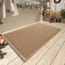 Upgraded Waffle Bath Mat, Super Absorbent Non Slip Bath Mats for Bathroom Flo...