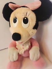 Vintage 1984 Walt Disney Babies Hasbro Minnie Mouse Plush Stuffed Animal