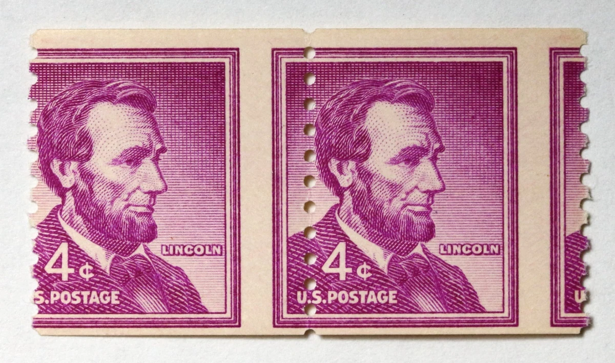 Abraham Lincoln 4 Cent Stamp In Unused Us Stamps (1941-Now) for