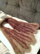 Fur Neck Stole Vintage Rare