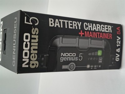 NOCO Genius5 5A Ladegerät 6V 12V AGM Lithium Erhaltungsladung -- 4320/1301