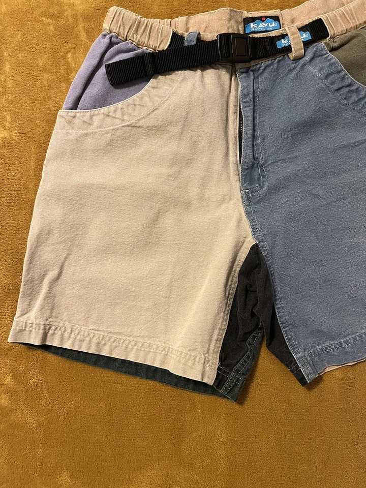 Pantalones Cortos Kavu Para Hombre Grandes Cinturón Retro Senderismo Pantalones Cortos Foto 2 de 4