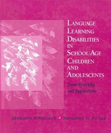 Language Learning Disabilities in School-Age Children an... | Buch | Zustand gut