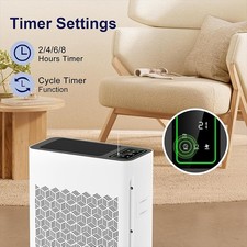 Home True HEPA Air Purifier Large Room Air Cleaner for Allergies Smoker Pet Hair 6