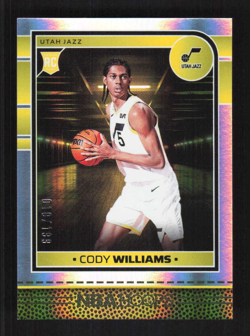 Cody Williams 2024-25 Hoops Premium Box Set /199 Rookie #240