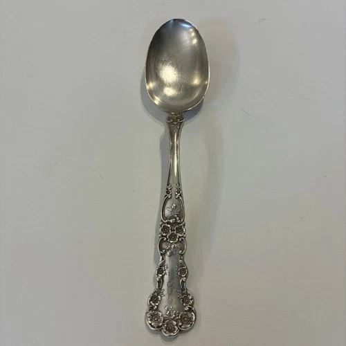 Sterling Gorham Buttercup Serving Spoon 8.5” Old Hallmarks + “H” 1888 **As Is