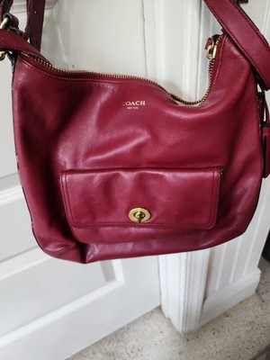 COACH Vintage 22381 Handbag Legacy Leather Courtney Hobo 2WAY Shoulder Bag Purse