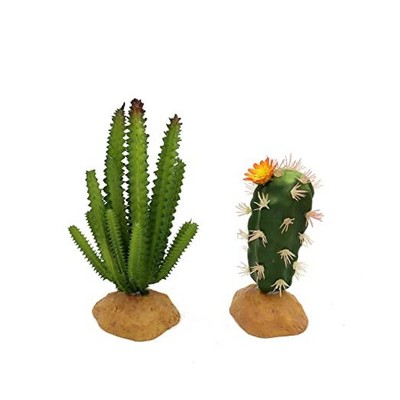  Reptile Plants Succulent, Artificial Desert Rain Forests Plants for Lizard 