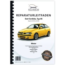 SEAT Cordoba Typ 6K (99-02) 4-Zyl. 1,0l Benzinmotor 4V 70 PS Reparaturanleitung