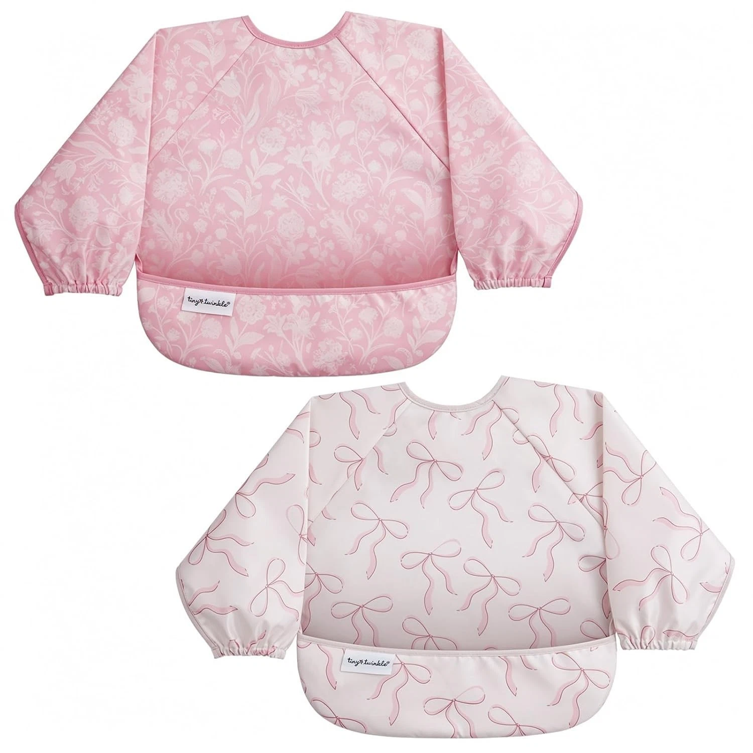 Tiny Twinkle Long Sleeve Bib for Babies & Toddlers | 2-Pack Waterproof Smock Bib
Opens in a new wind