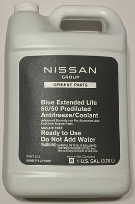 Nissan Genuine Nissan Coolant Antifreeze Blue Long Life 2 Gallons Set OE