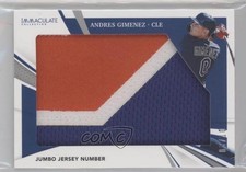 2021 Panini Immaculate Jumbo Jerseys Jersey Number 3/10 Andres Gimenez 0o6m