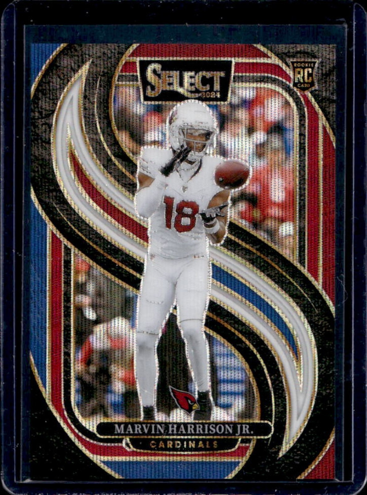 2024 Select Marvin Harrison Jr. Premier RC Tri-Color Prizm #23/249 Cardinals