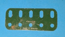 Meccano Flat Girder, part 103f, 2.5 inch mid green