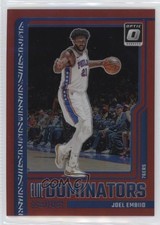 2023 Panini Donruss Optic Elite Dominators Red Prizm 87/99 Joel Embiid #8 0us8