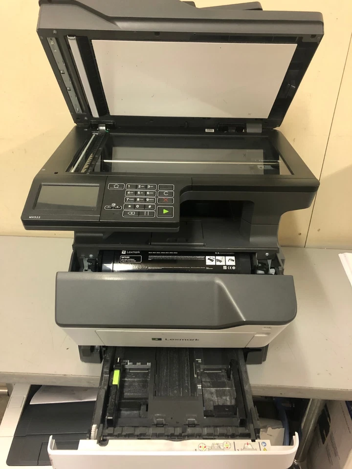 Lexmark MX522-adhe All-In-One Network Printer / Copier 46ppm 148k Nice! - Image 2 of 3
