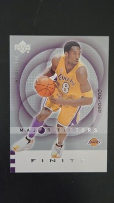 2002-03 KOBE BRYANT UPPER DECK FINITE MAJOR FACTORS SP PARALLEL #490/500! LAKERS