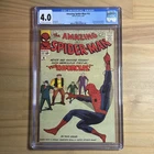 AMAZING SPIDER-MAN #10 CGC 4.0 OW TO WHITE PAGES   1ST APPEARANCE BIG MAN 1964