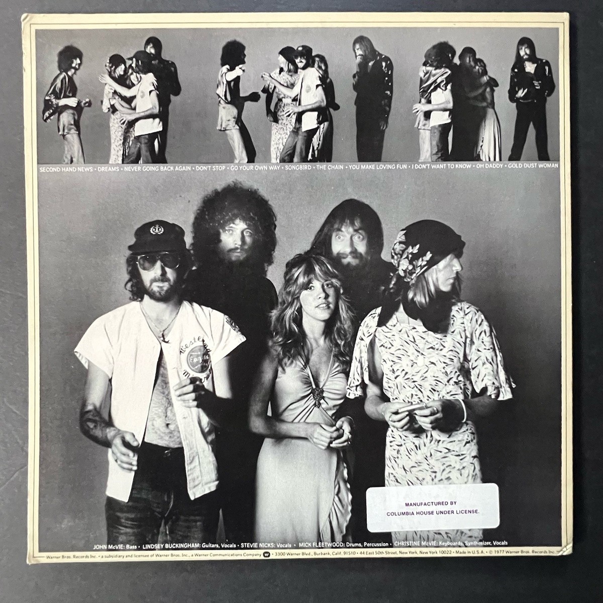 Fleetwood Mac Rumors Vinyl LP Record Album 1977 Warner Bros BSK