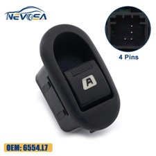 Electric Power Window Switch For Citroen C2 C3 Peugeot 1007  6554.L7 6554 L7