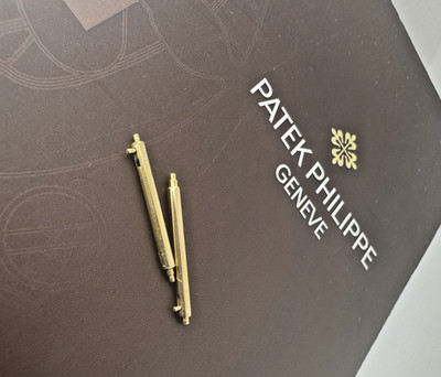 Patek Philippe 18k Gold  SPRING Push BAR 20.89/18.00/ Works for 18mm Lugs SM AND