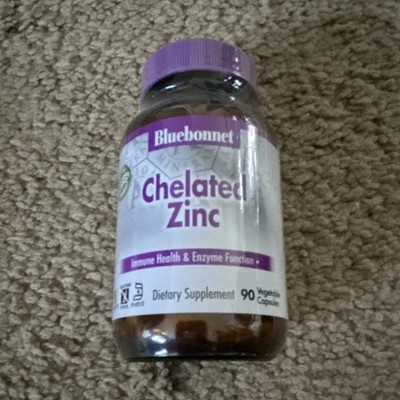 Bluebonnet Chelated Zinc Immune Support Vegetarian 90 Capsules