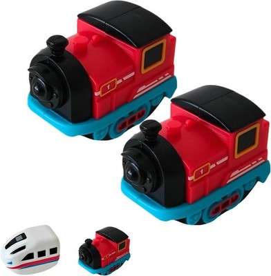 3D Infinity Track, Replacement Magnetic Electric Train Cars for klick Rail