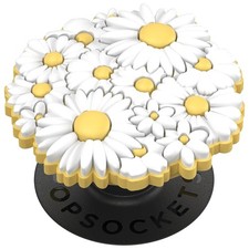 PopSockets Phone Grip with Expanding Kickstand, Playful PopGrip - White Posies