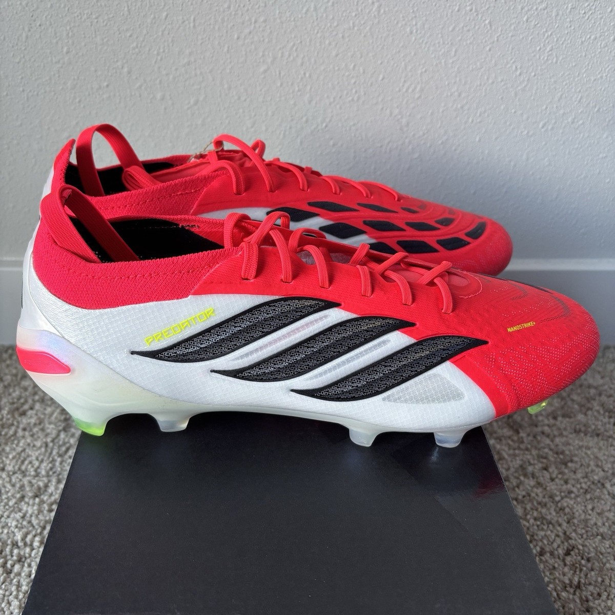Adidas Predator Elite FT FG Lucid Red JS0380 Size 9 New Authentic