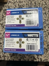 Watts 0559115 LFMMVM1-US lead free Thermostatic Mixing Valve 1/2" Union Solder