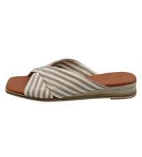 Eric Michael Women's Ebony Stripe Sandal Size 37