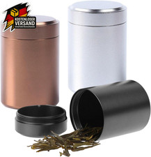 Aluminium Vorratsdose Set 3 Stück luftdicht, 60 ml, vielseitig, rostfrei