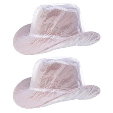 phnydreg Cowboy Hat Rain Covers Plastic Hat Waterproof Cover Cowboy Hat Cover...
