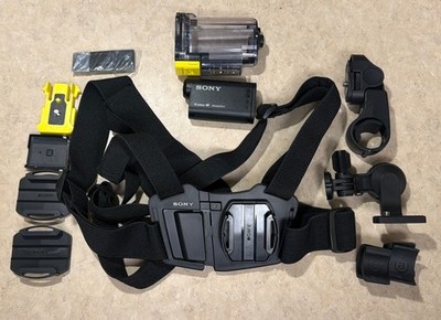 Sony Exmor R SteadyShot Action Camera HDR-AS15 Harness And Accessories