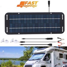 60W 12V Solarpanel Solarmodul Kit Controller Auto Van Boot Caravan Camper
