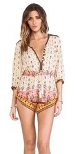 SPELL  THE GYPSY COLLECTIVE Desert Wanderer Playsuit Romper Jumpsuit Size 8 SP4